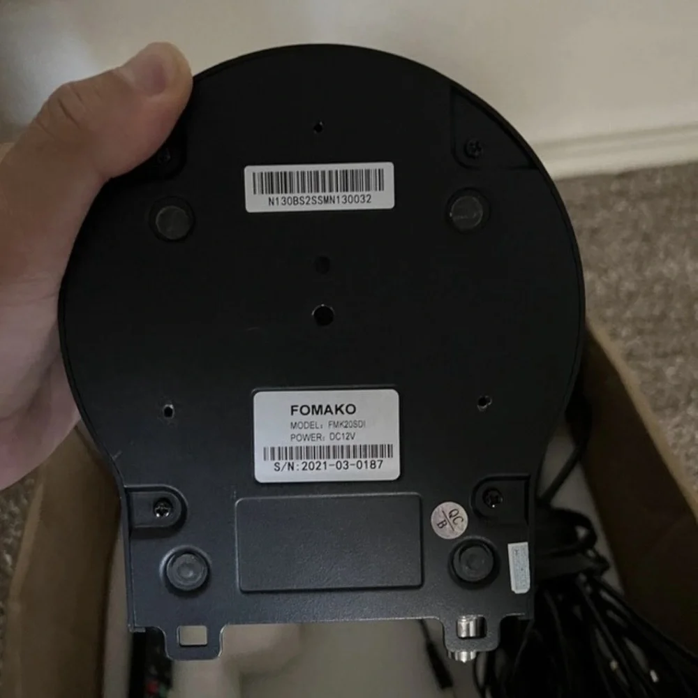FOMAKO FMK30SDI Professional PTZ Camera – SDI HDMI USB LAN | Remote & Cables